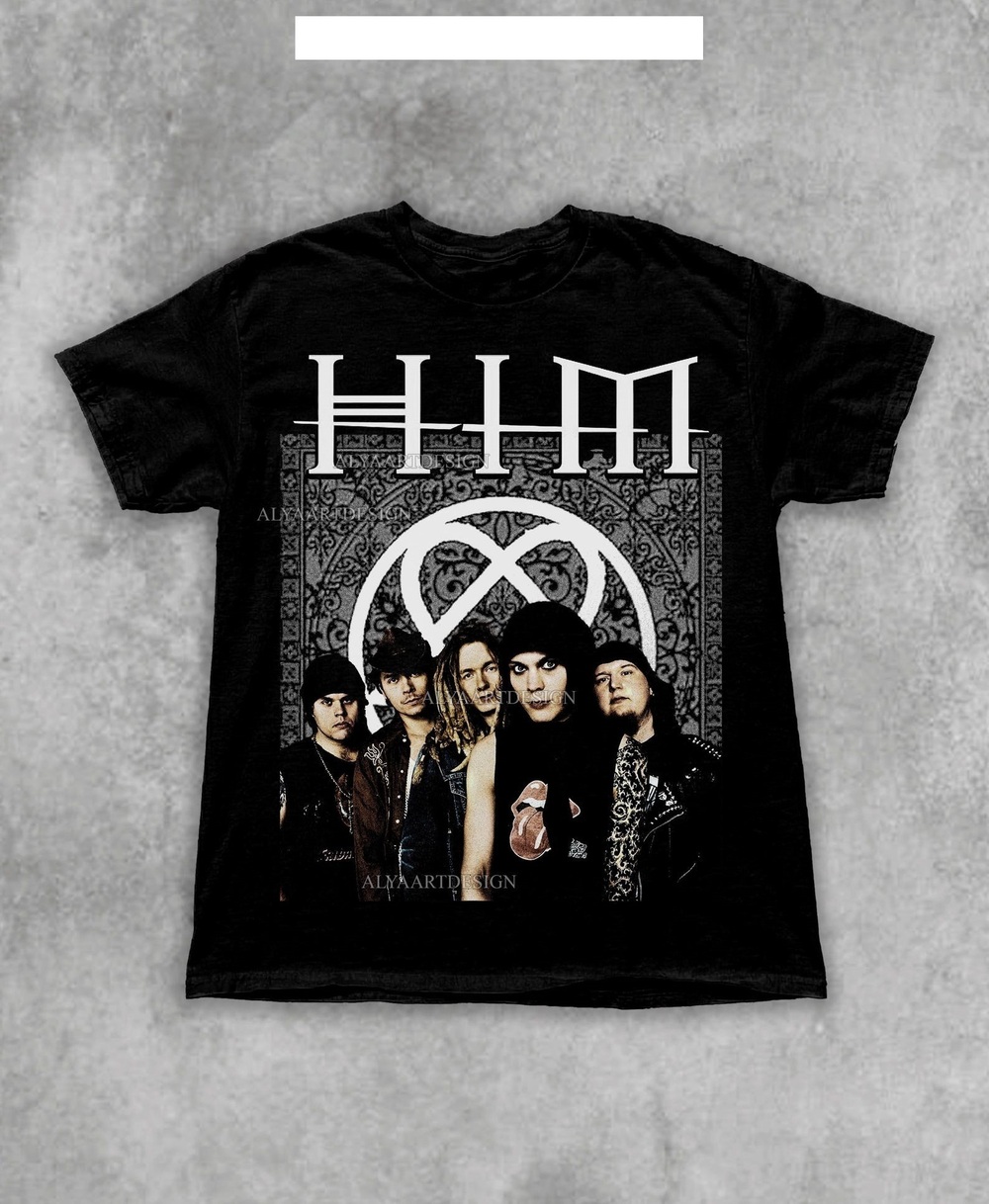 HIM Band Inspired T Shirt